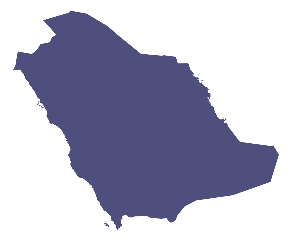 Mapa de Arabia Saudita